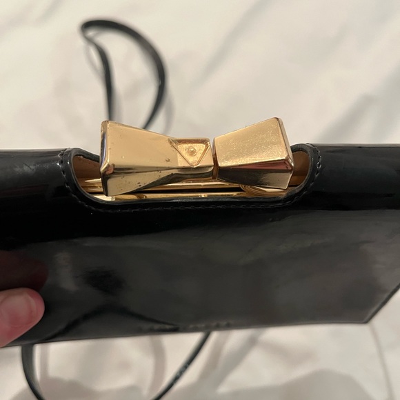 Ted Baker Black Patent Leather small bag - Picture 2 of 5
